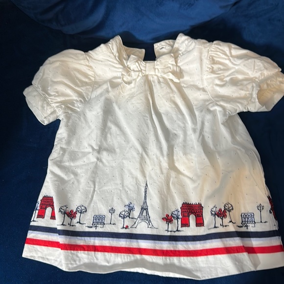 Janie and Jack Other - Cute Paris Eiffel Tower top